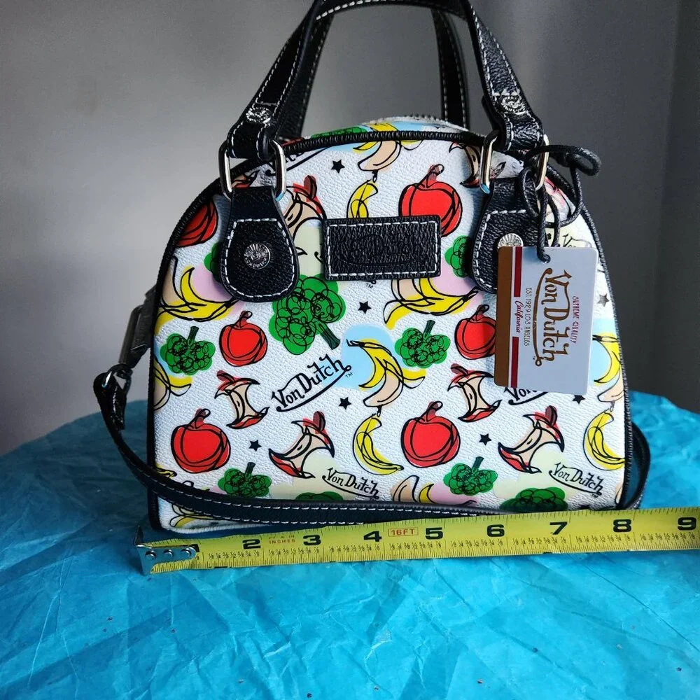 Von Dutch *NWT* Bowling Bag w/detachable strap - Picture 3 of 8